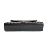 Saint Laurent Medium Envelope Bag in Quilted Grain de Poudre Leather